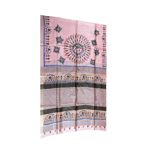 Ladies Silk Ghichha Staple Saree