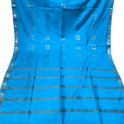 Ladies Silk Gichha Saree - Color: Multicolor