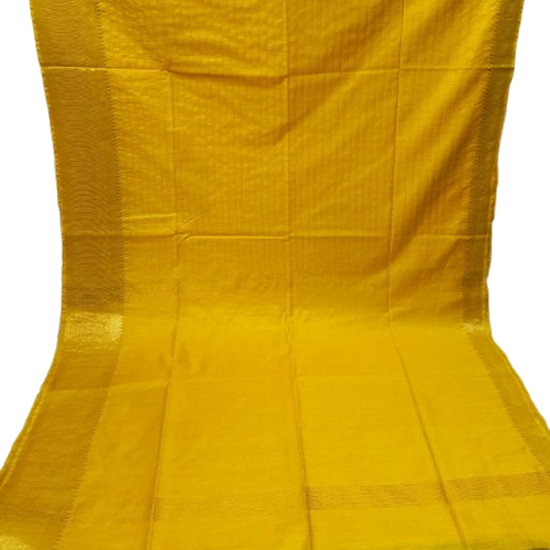 Ladies Silk Gichha Saree - Color: Multicolor