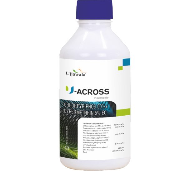 Chlorpyriphos 50%+ Cypermethrin 5% EC Insecticide