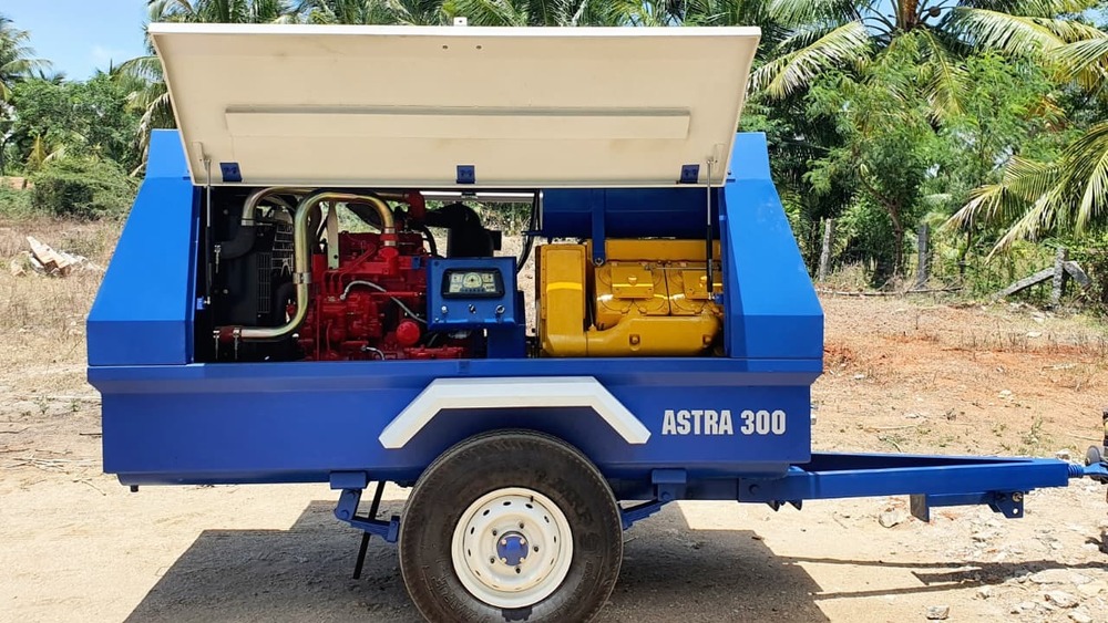 Vt6 Air Compressor - Mild Steel Construction, 10 Bar Working Pressure | Automatic Operation, Versatile For Industrial Applications