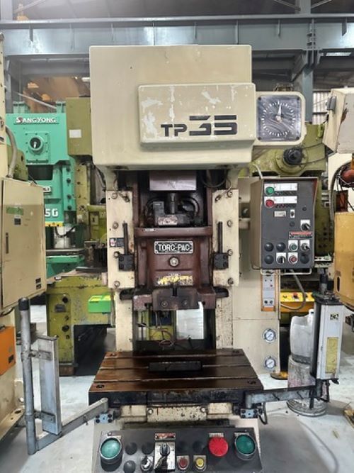 # 1717 Amada C Frame Single Crank Press - 35 Tons Capacity, 100mm Stroke, 220mm Die Height, 100 Spm, Slide 300x300mm, Bolster 730x400mm | Reliable Performance