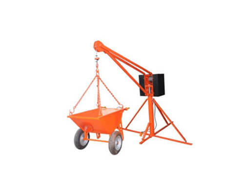 Mini Winch Crane - Application: Construction
