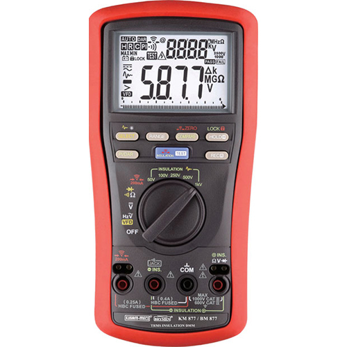 Km877 True Rms Digital Insulation Multimeter - Accuracy: A 2 %