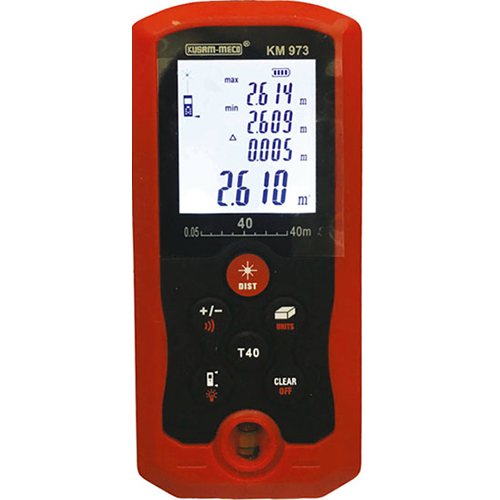 Km973,975 Laser Distance Meter - Accuracy: A 2 %