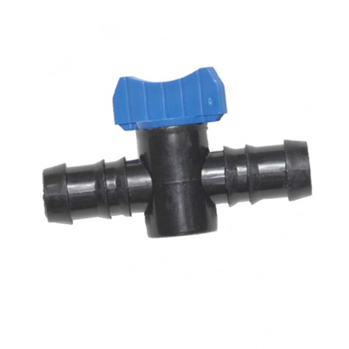 1047 Straight Barbed Connector With Valve - Application: Agriculture