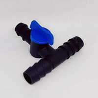 Tee Barbed Connector With Valve 16 Mm - Application: Irrigation