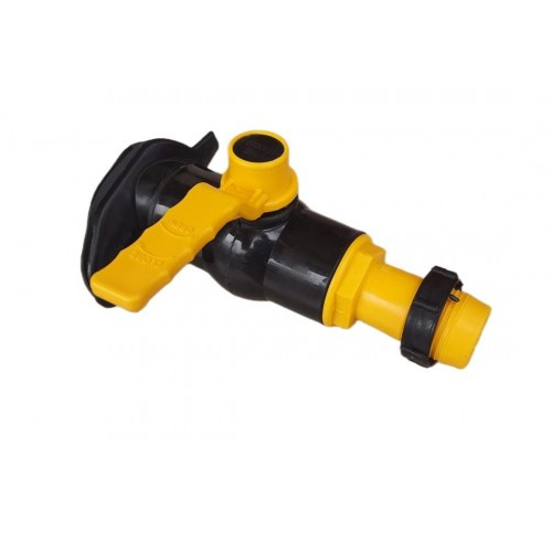 Lay Flat Connector / Ball Valve 40 mm / 40 mm Lock
