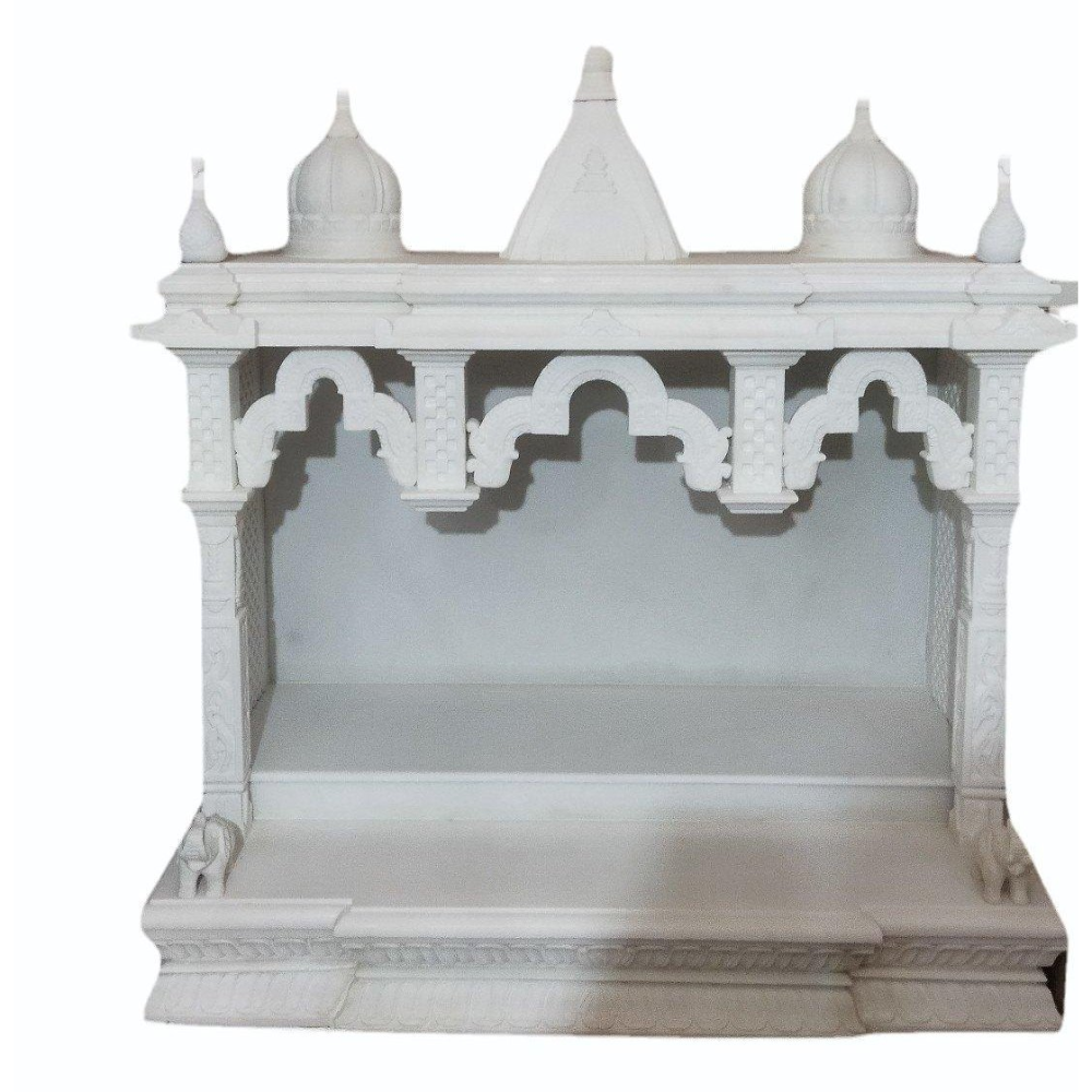 Polished Makrana Marble Temple