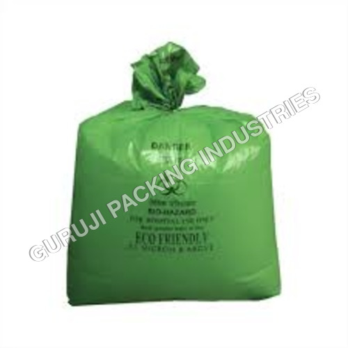 Green Biodegradable Garbage Bags Manufacturer - Water Resistant: Yes