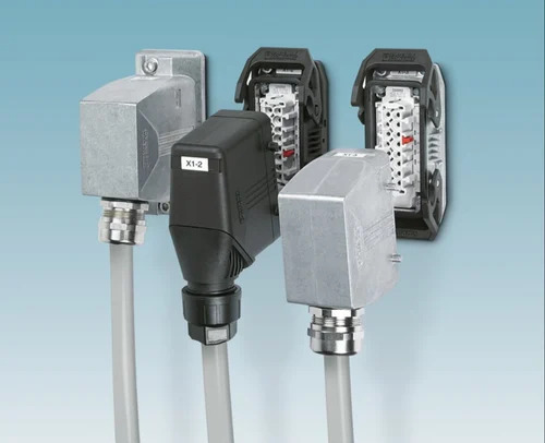 Heavy Duty Electrical Connector - Color: White