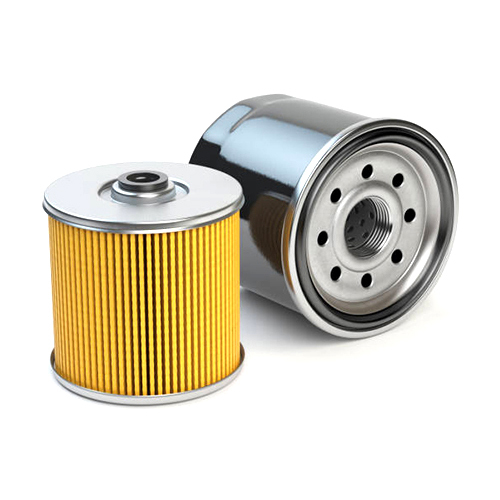 Industrial Oil Filter - Color: Silver