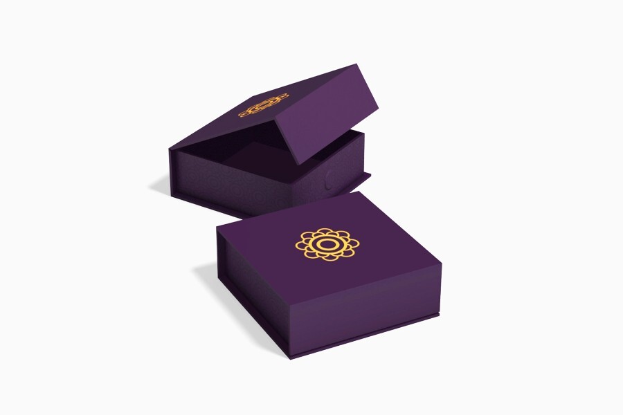 Magnetic jewelry rigid box