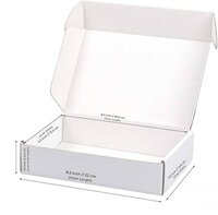 white corrugated box