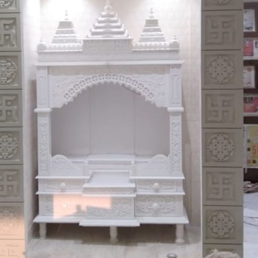 Marble Carved Pooja Temple