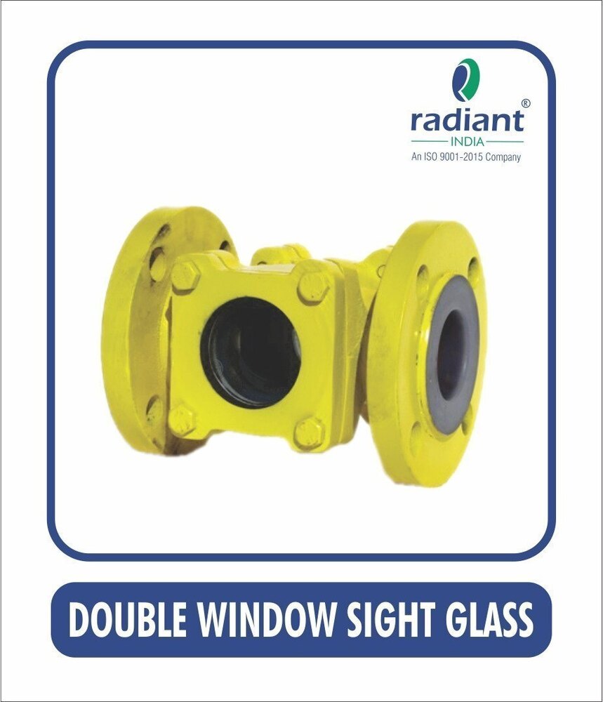 FEP Lined Double Window Sight Glass
