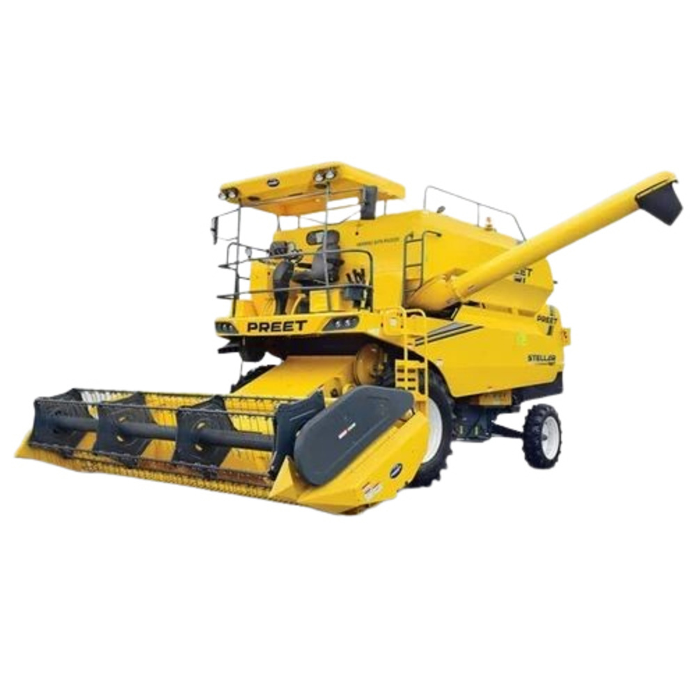 Preet 987 14 Feet Combine Harvester - Capacity: 15Km/Hr Kg/Hr