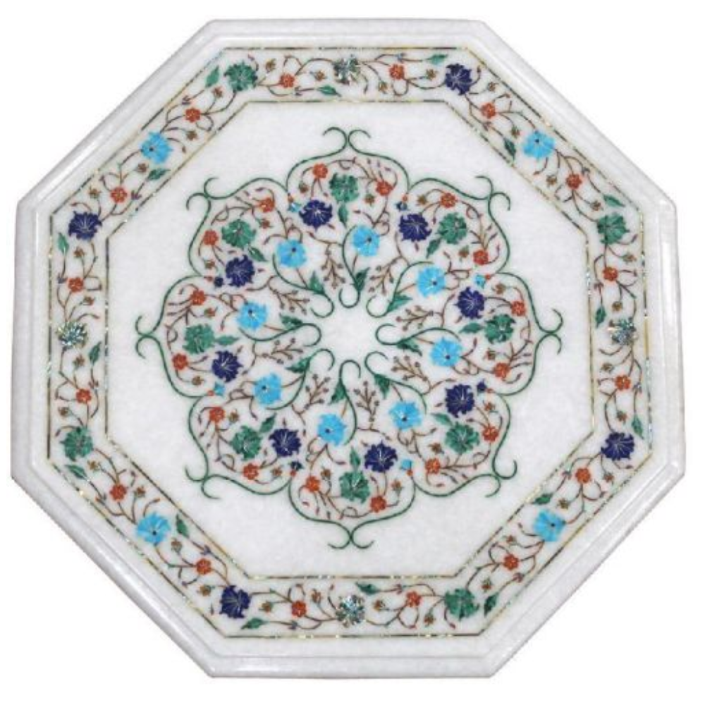 Marble Inlay Table Tops