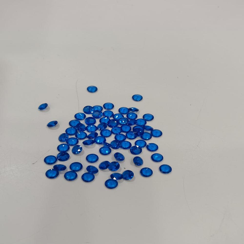 3.00Mm Aqua Blue Topaz