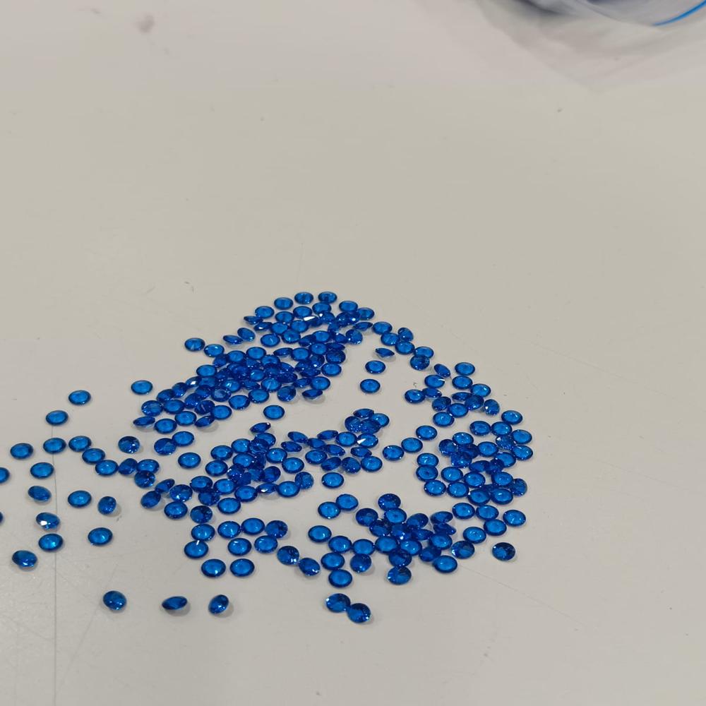 3.00Mm Aqua Blue Topaz