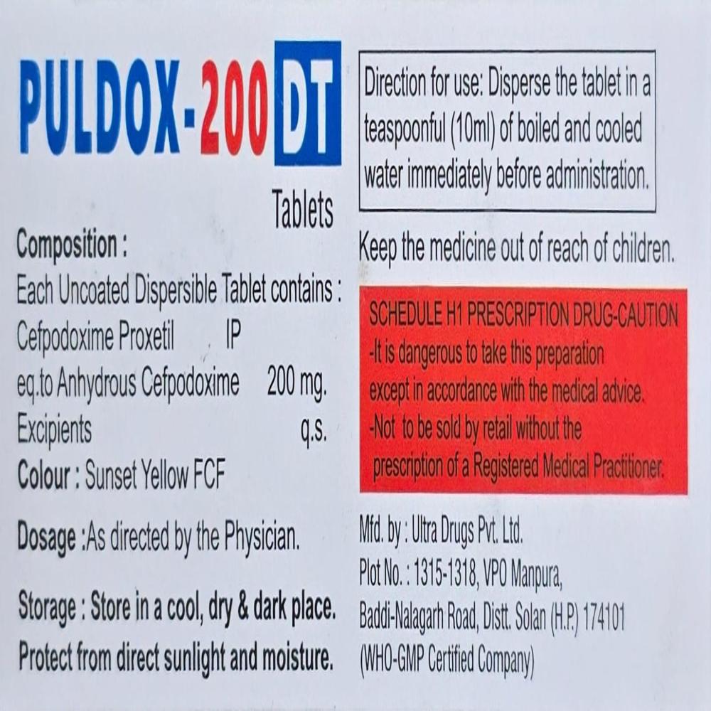 PULDOX-200 DT Tablets