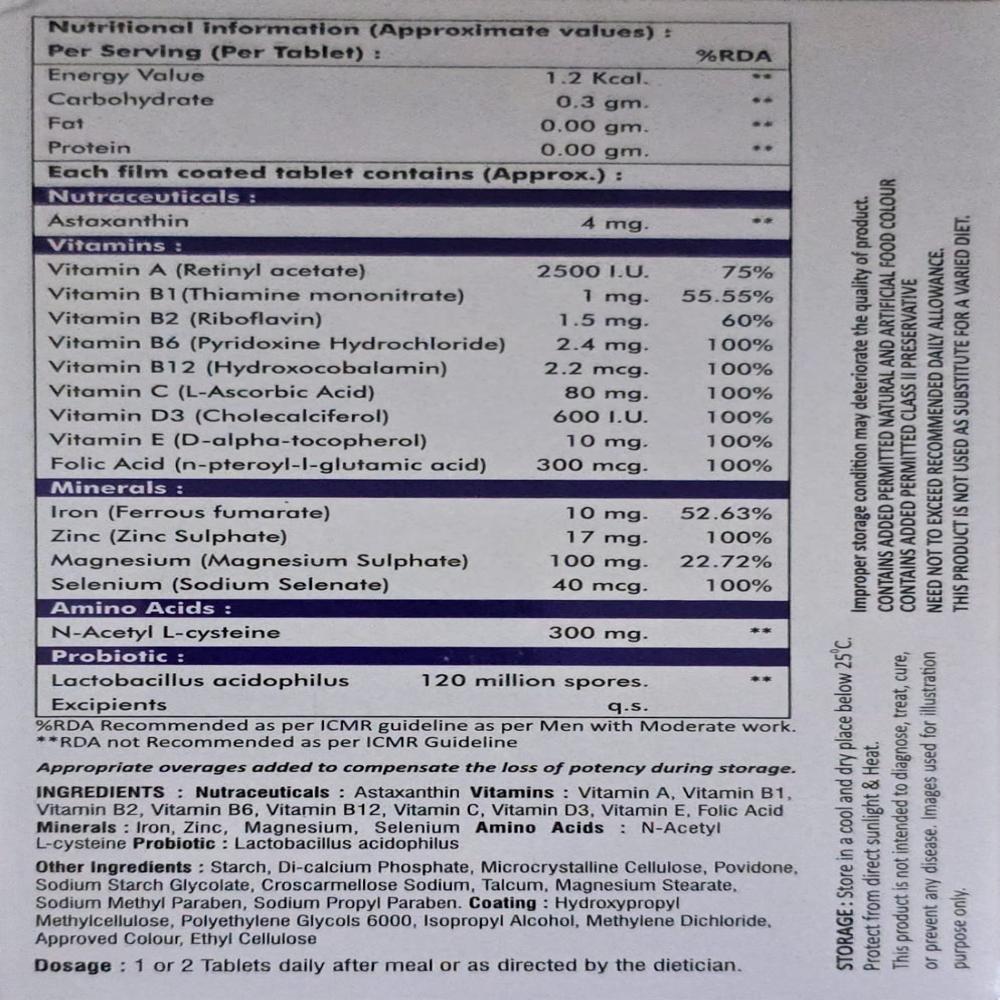 Pulvit-plus Forte Tablets - Expiration Date: 18a 36 Months