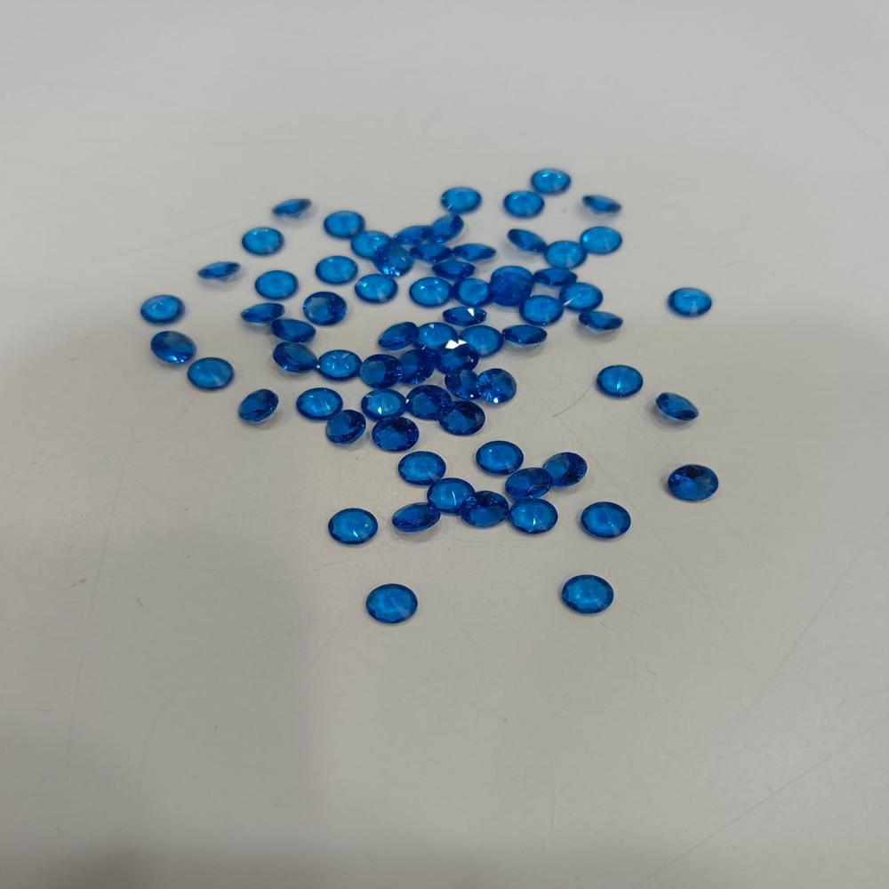 3.00Mm Aqua Blue Topaz