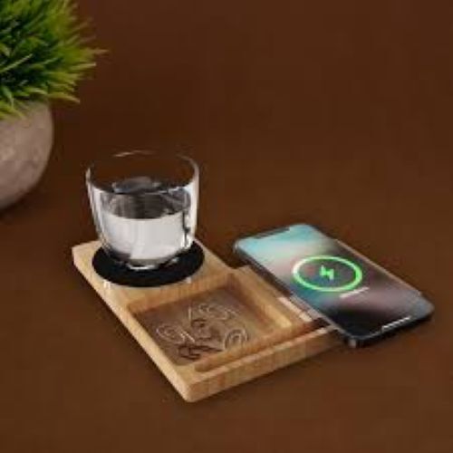 Willow 3.0 15W Wireless Charger With Cup Warmer & Phone Stand