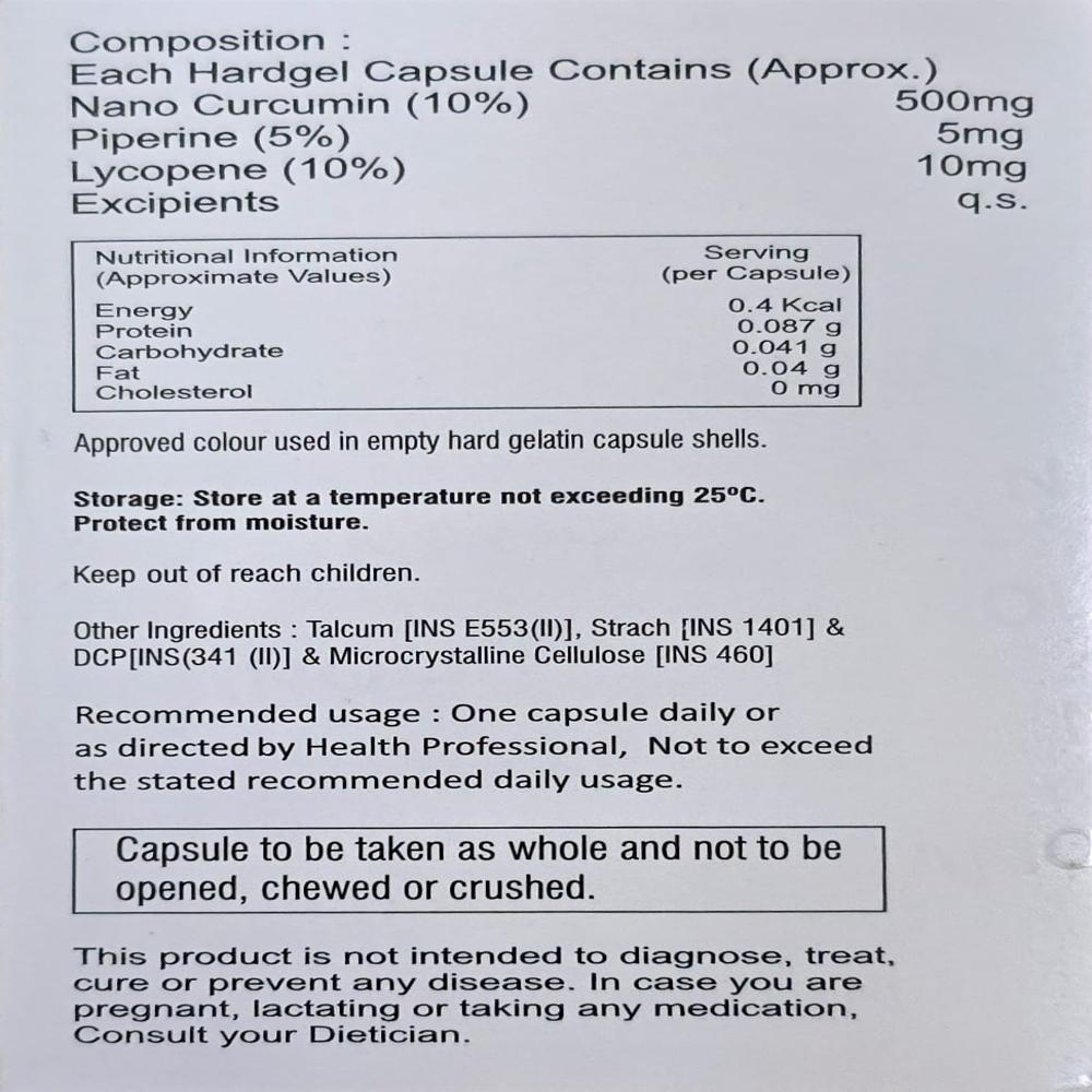 Nanolin Capsules - Drug Type: General Medicines