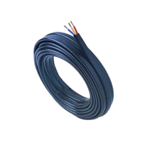 4 Sq Mm 3 Core Submersible Flat Cable - Color: Black