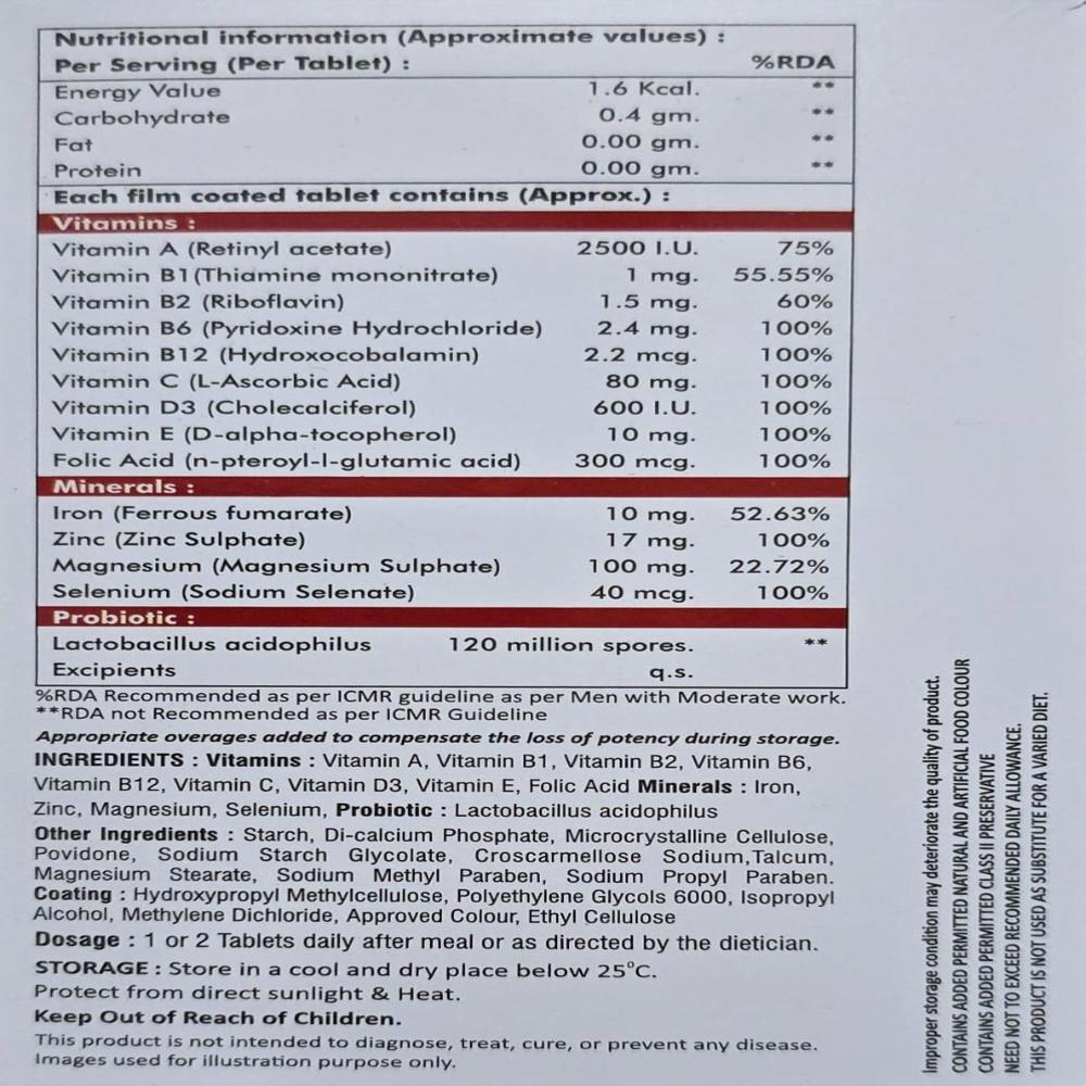 Pulvit- Plus Tablets - Drug Type: General Medicines