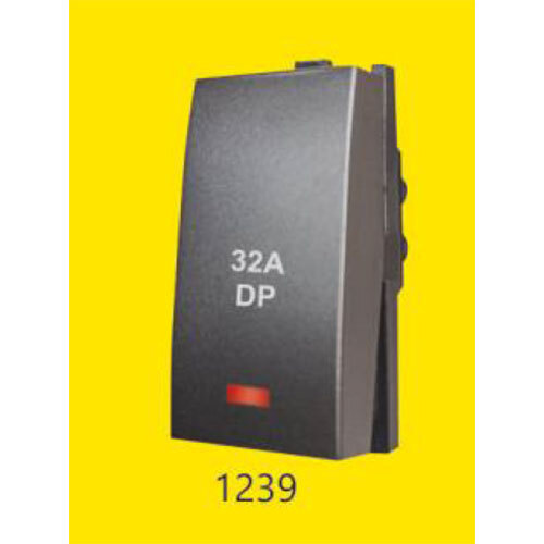 Modular Switch | 32a Dp Switch - Color: Black