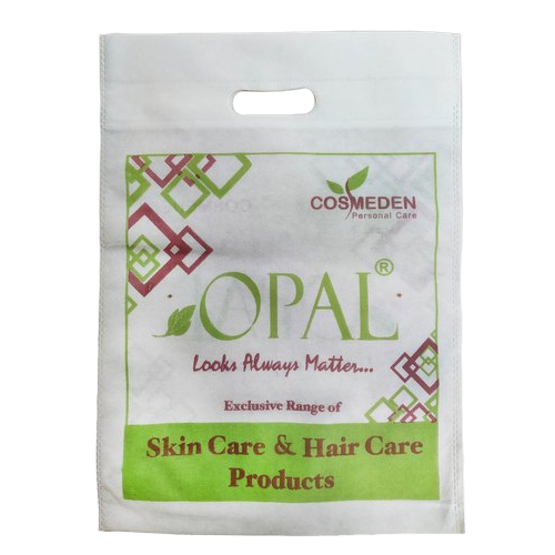 Non Woven D-Cut Bags - Color: White