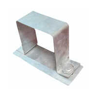 Gi Cable Tray Cover Clamp - Color: Sliver
