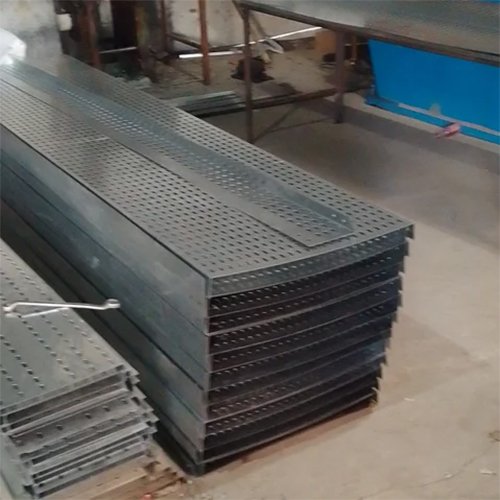 Gi Perforated Cable Tray - Galvanized Steel, Industrial Use, Silver Finish | Robust Design, Enhanced Ventilation, Warranty Included