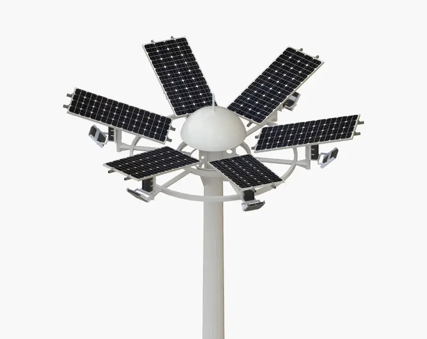 Solar High Mast Lighting Pole 30Mtr - Application: Industrial