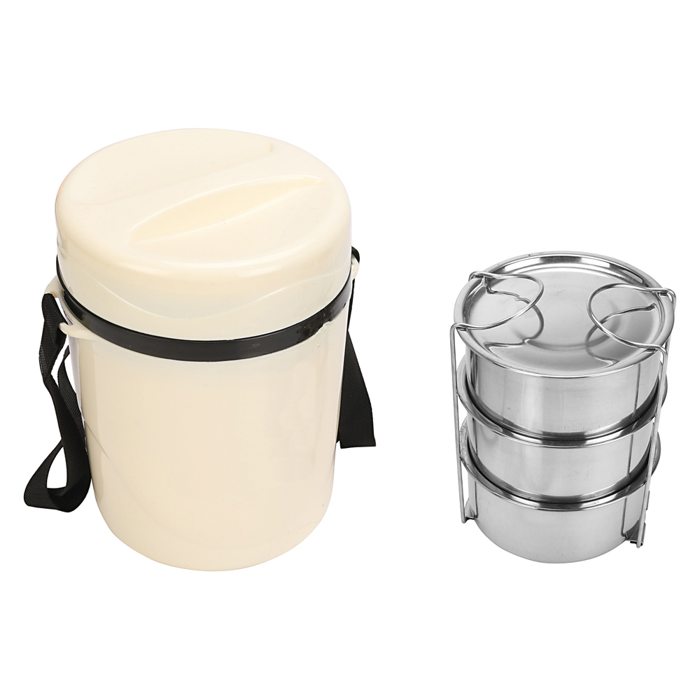 Stainless Steel insulated 3 tier Lunch Box