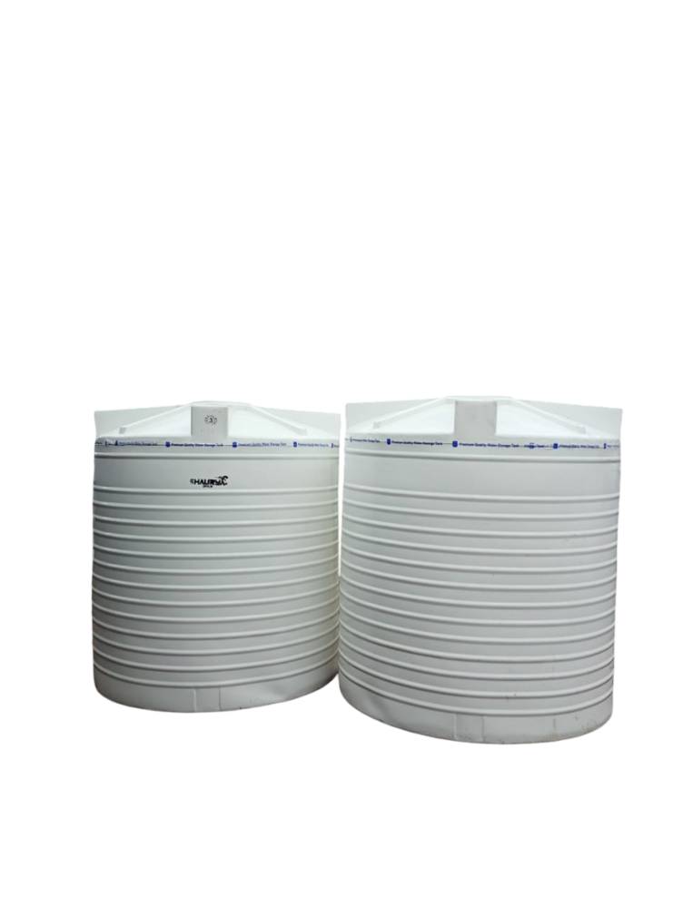 5000 Liter Plastic Water Tank - Color: White