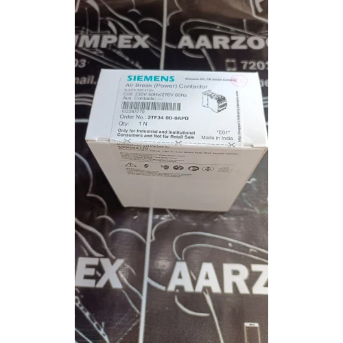 Siemens Contactor 3tf3400 0a