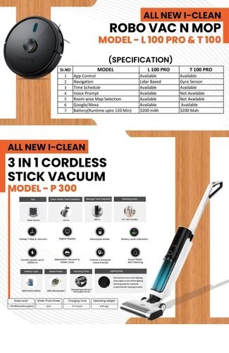 Iclean L100 Pro Laser Navigation Vacuum Cleaner