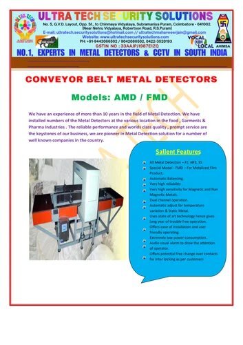 AMD FMD Conveyor Belt Metal Detector