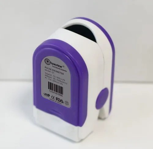 Pulse Oxi Meter Brand - True View - Color: Black