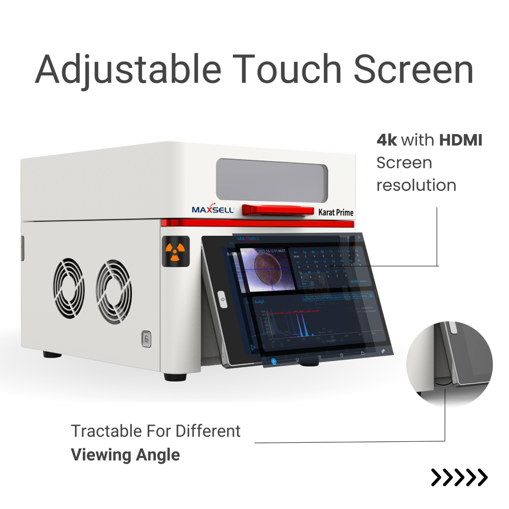 Karat Prime - Compact All-in-One Gold Testing Machine | Maxsell XRF Gold Purity Tester | Budget Model