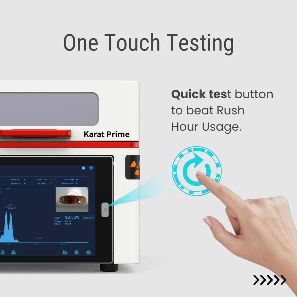 Karat Prime - Compact All-in-One Gold Testing Machine | Maxsell XRF Gold Purity Tester | Budget Model