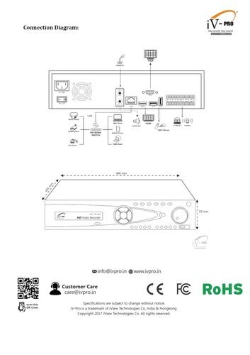 Iv-n6408h-k 64 Ch 5 Mp Network Video Recorder - Color: Black