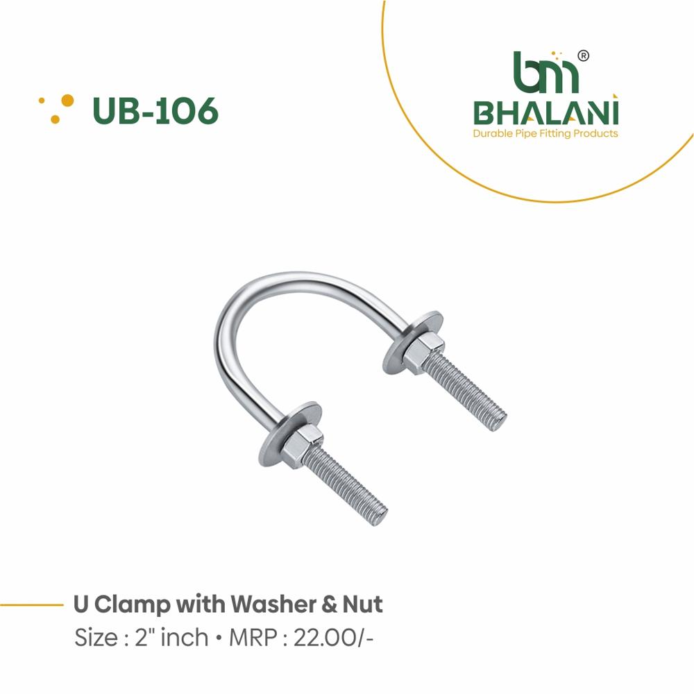 U Clamp - Density: 50 Kilogram Per Litre (Kg/l)