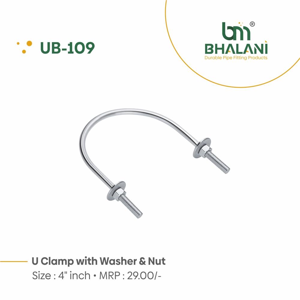 U Clamp - Density: 50 Kilogram Per Litre (Kg/l)