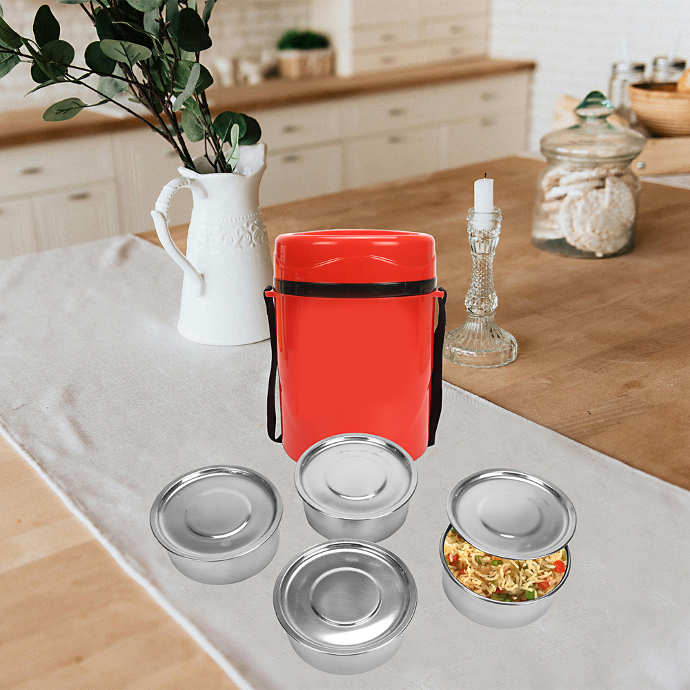 Stainless steel Insulated 4Tier Lunch Box , 300 mL