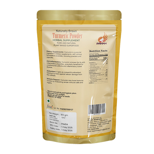 Curcumin Powder - Ingredients: Herbal Extract
