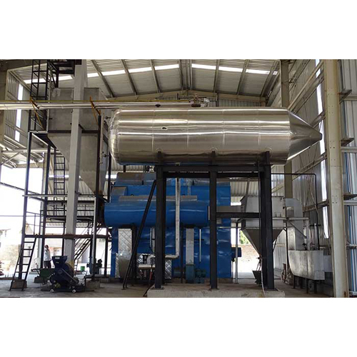 6 Tph Solid Fuel Steam Boiler - Color: Silver